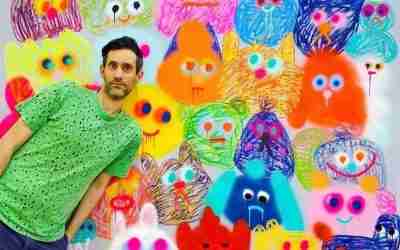 100 Enlightening Artists · Issue 20 | Jon Burgerman, the Artist Who Drew Graffiti into the White House 100位启蒙艺术家20期｜把涂鸦画进白宫的艺术家Jon Burgerman